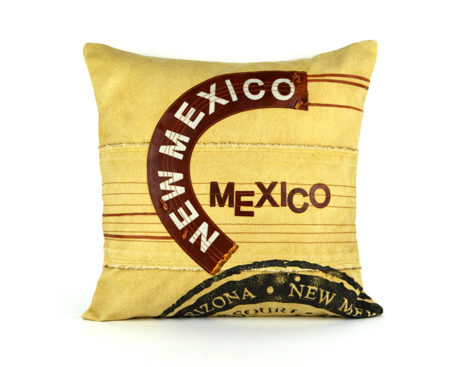 Rustic Pillows Leather Pillows Patio Pillow 18x18 Etsy