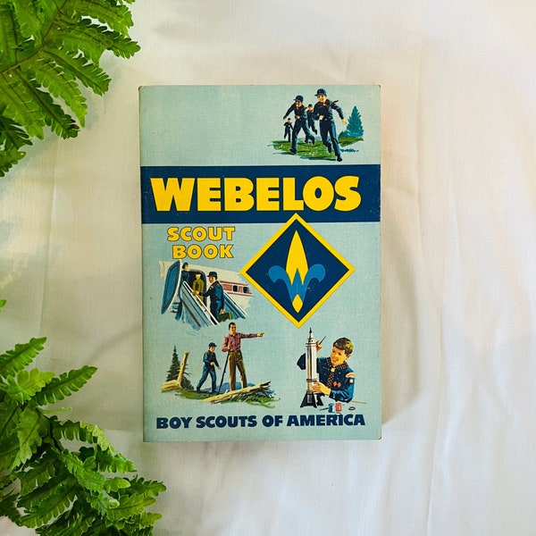 1967 Webelos Scout Book, Vintage Boy Scouts of America