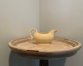 Vintage Fiesta Gravy Boat in Pale Yellow
