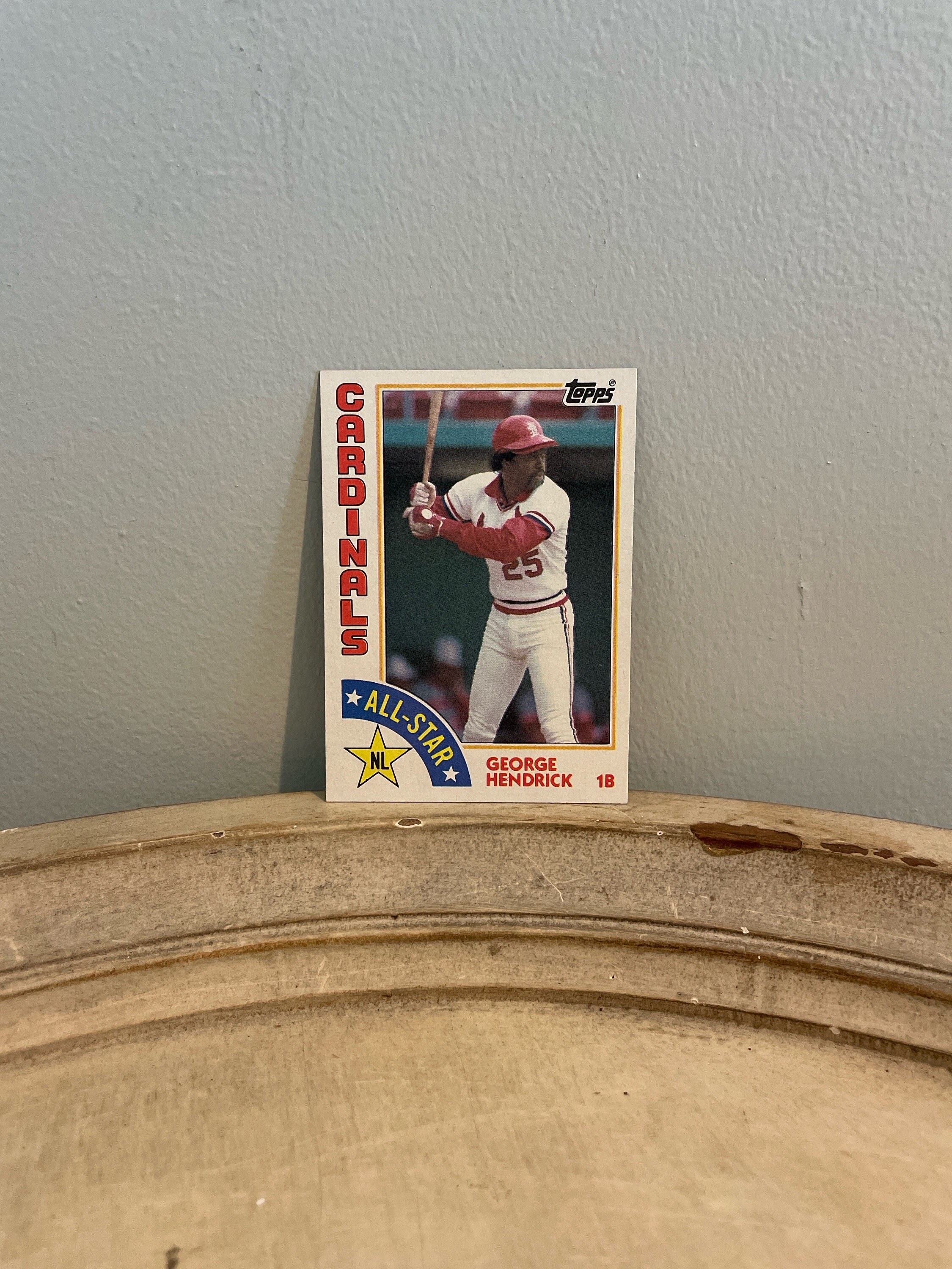 Vintage Baseball Card: George Hendrick, St Louis Cardinals, 1984