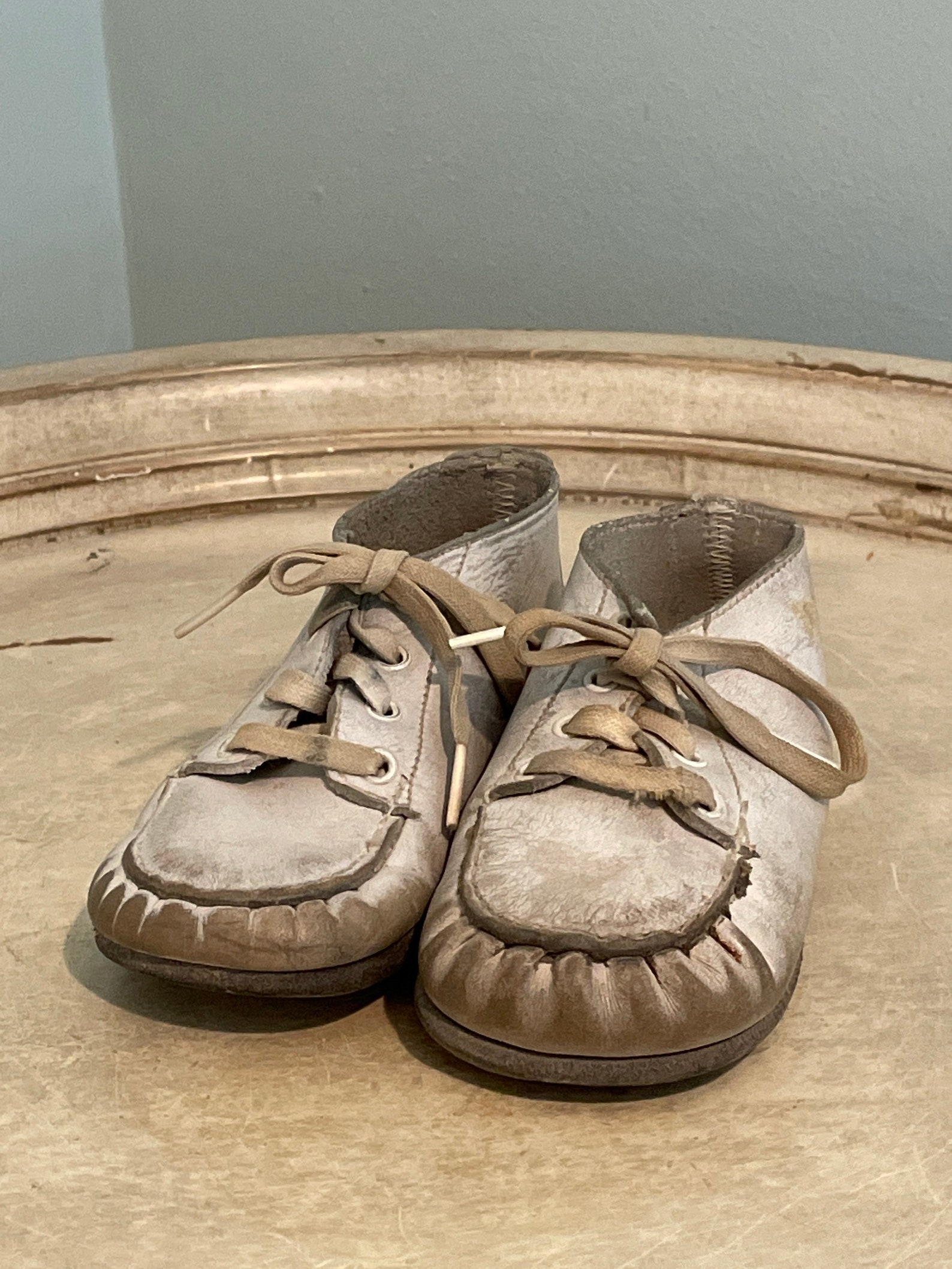 Modern White Leather Baby Shoes
