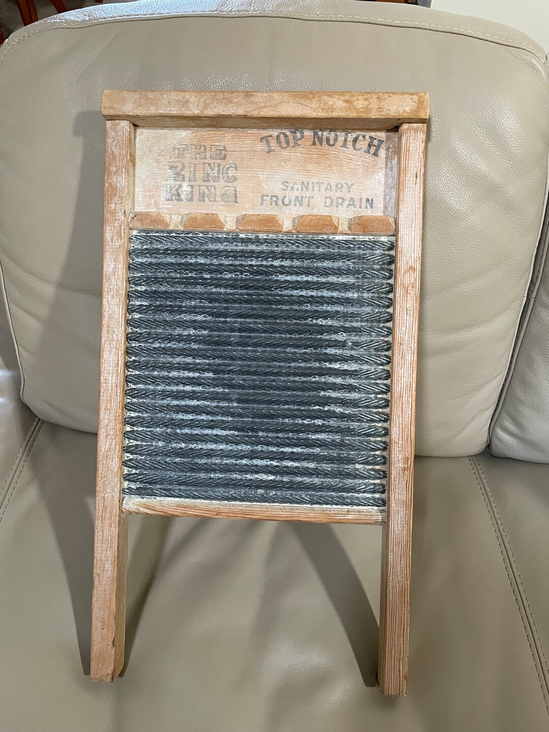 Vintage National Washboard Co, No 701, Top Notch, the Zinc King