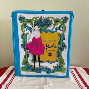 Vintage Doll Case ~ 1968 The World of Barbie Case by Mattel