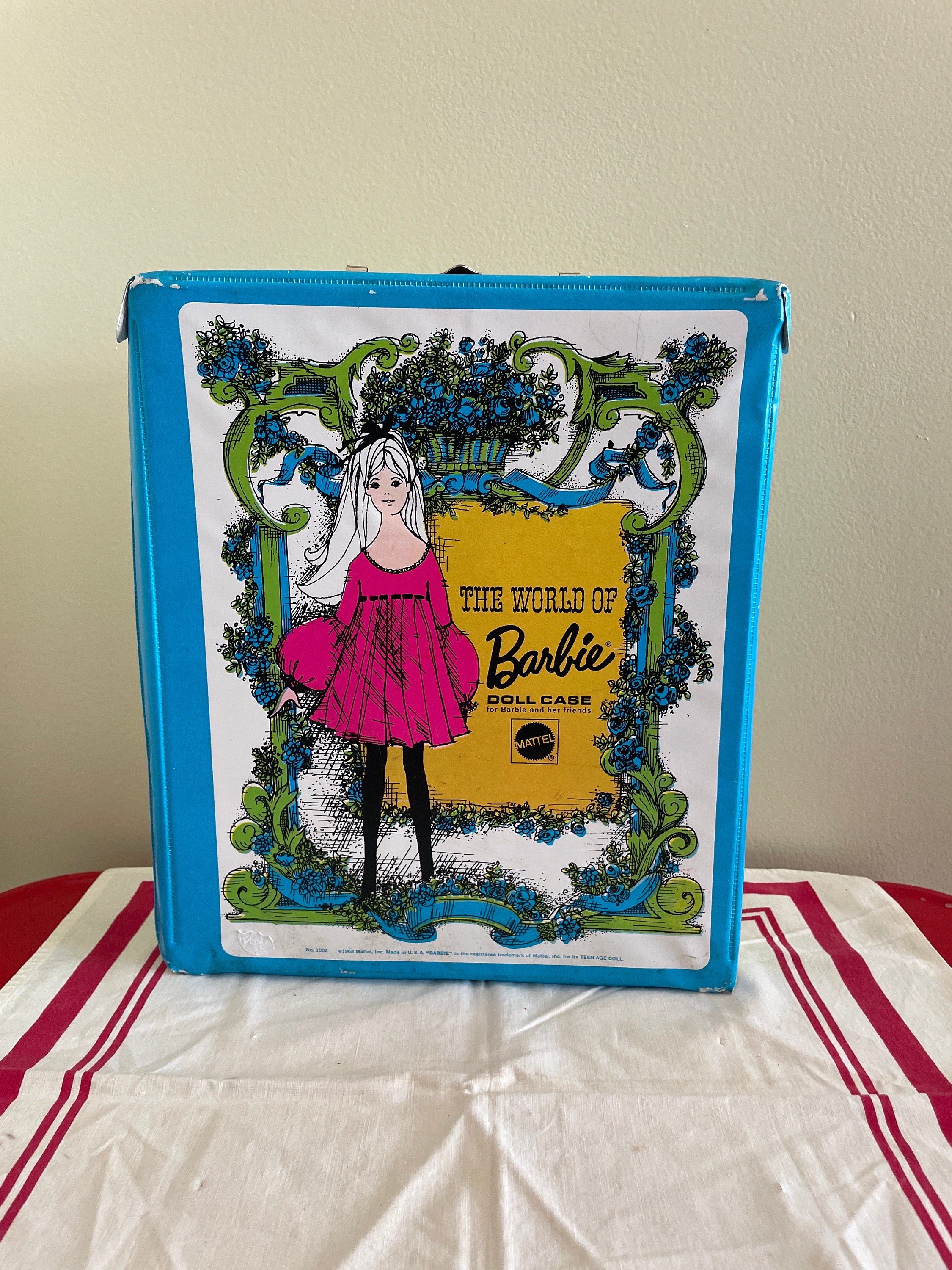 Vintage Doll Carrying Case, 1968, the World of Barbie Case by