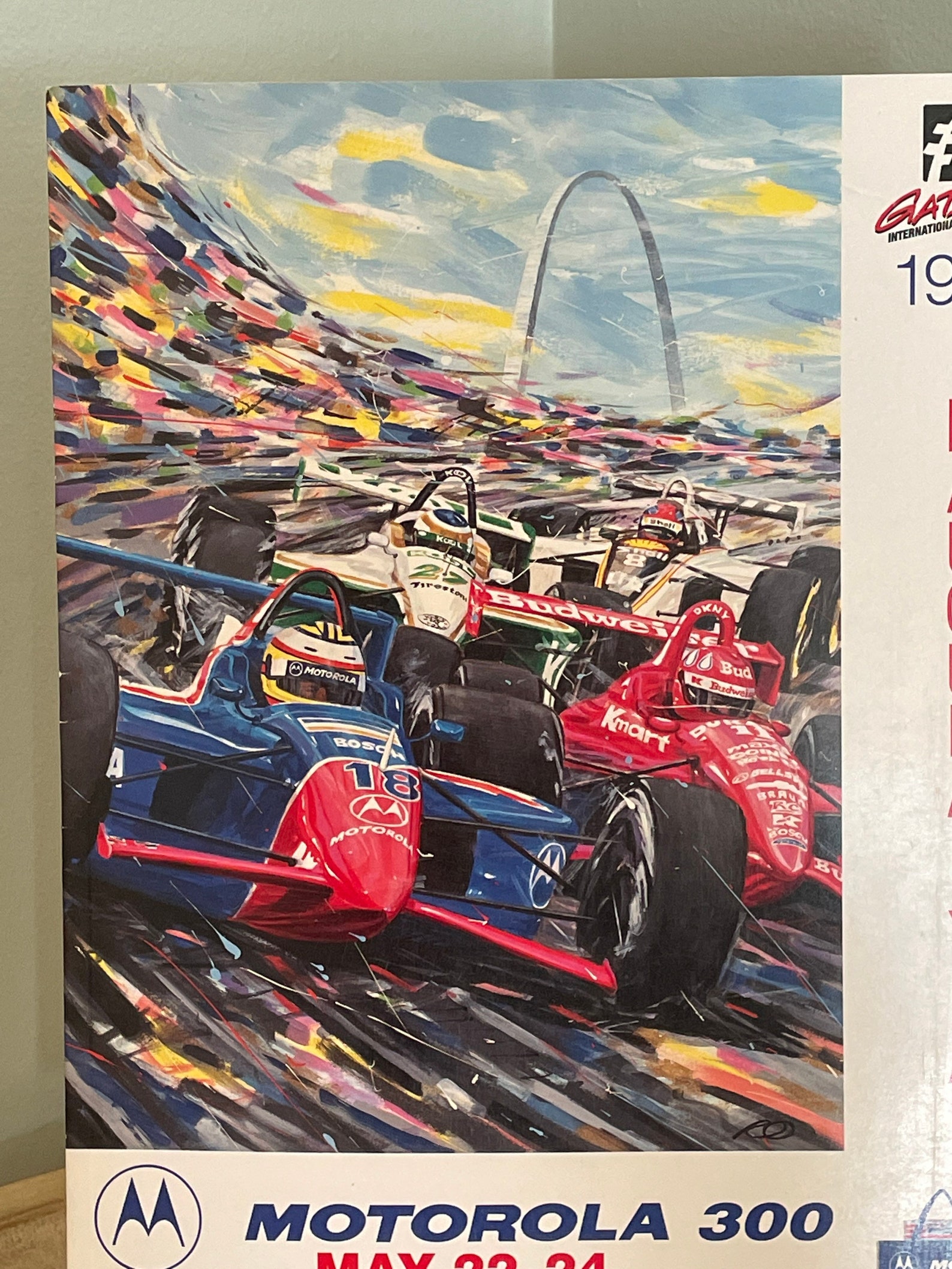 1997 Souvenir Program Motorola 300 Gateway International - Etsy