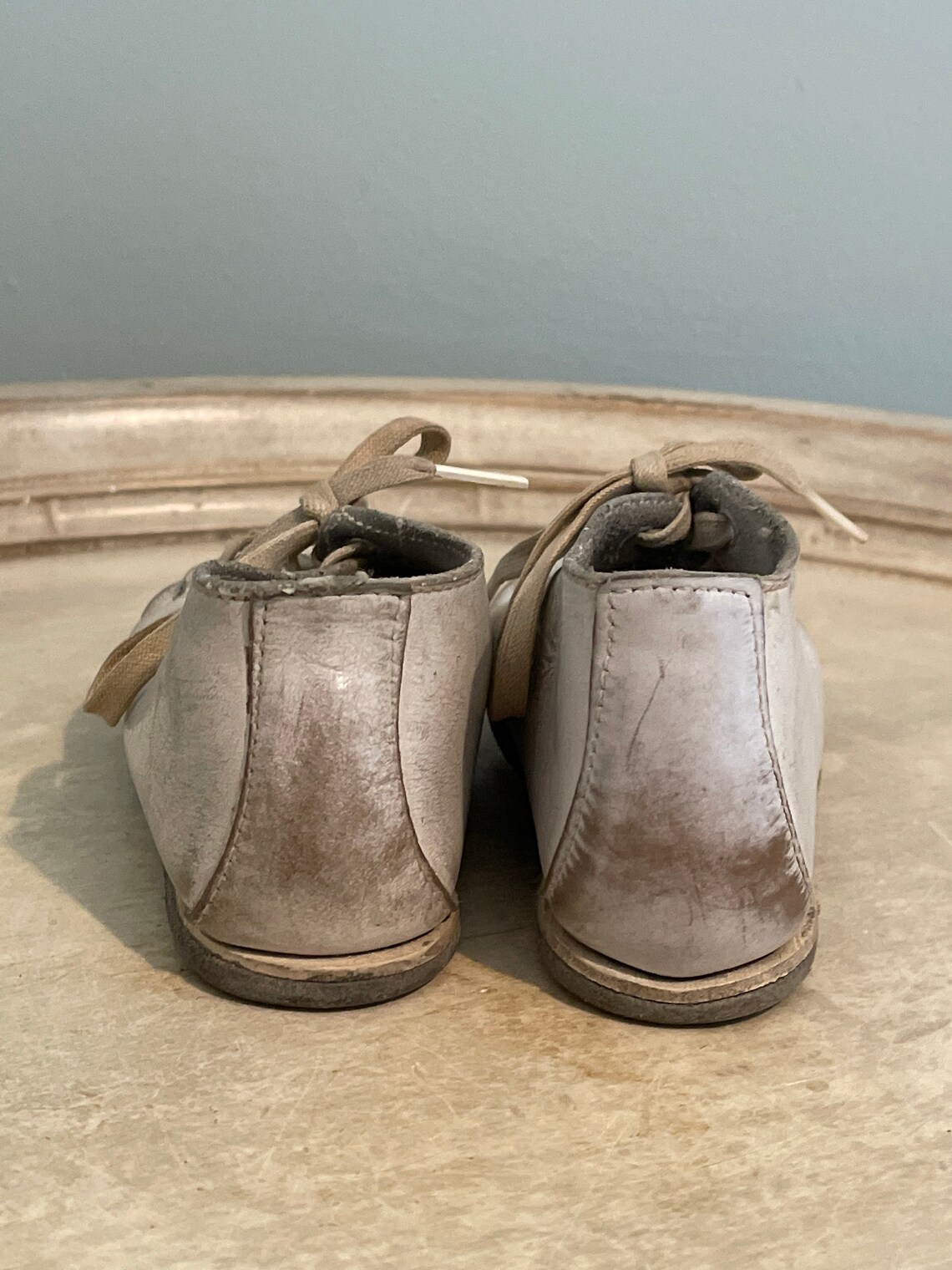 Vintage Baby Shoes White Leather - Etsy