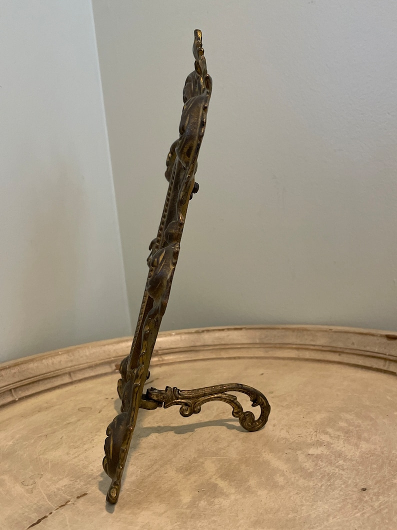 Antique Victorian Frame and Mirror With Easel Stand 10 3/4 X 7 1/2 Etsy