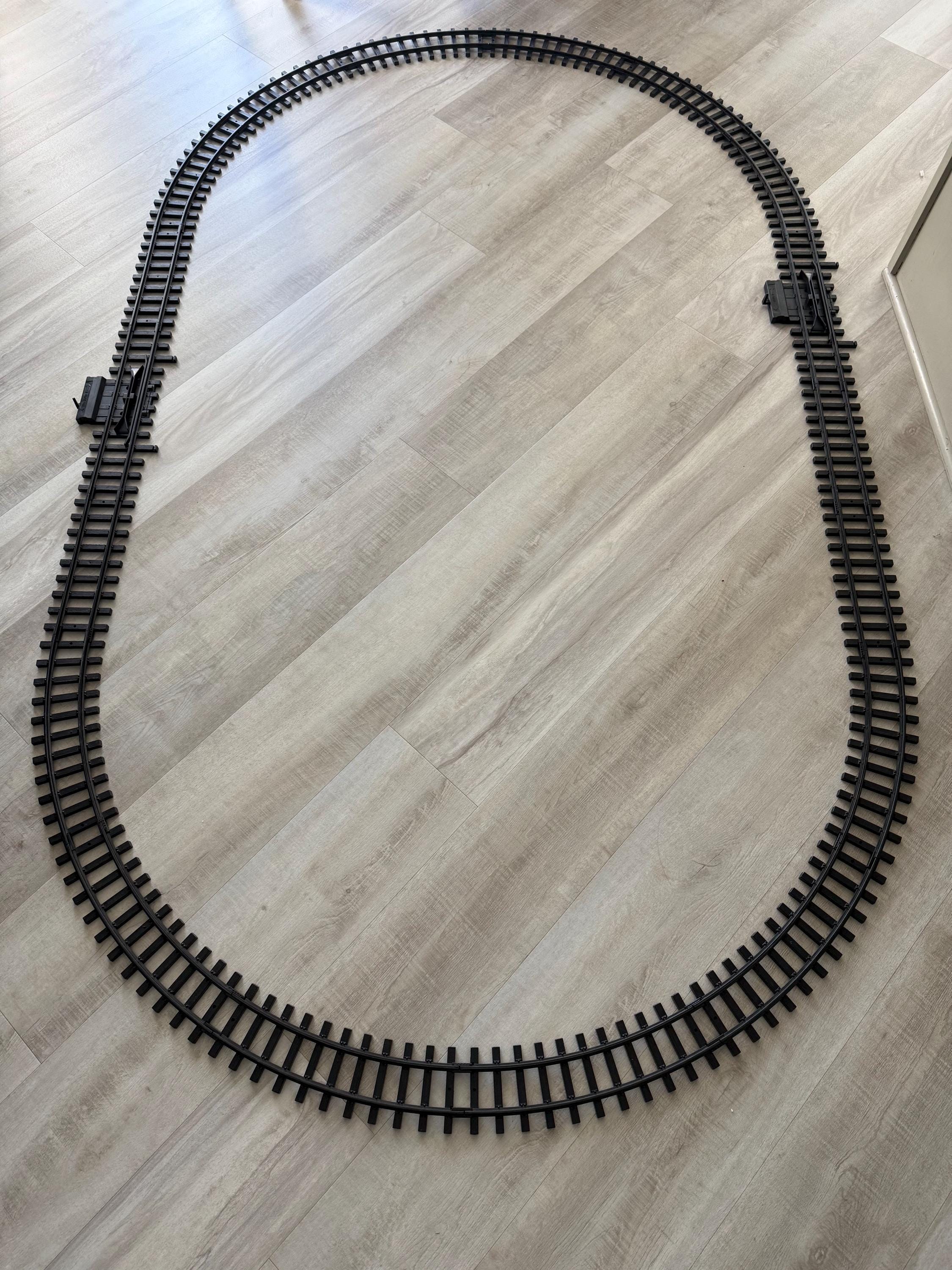 Vintage 1986 New Bright Santa's Christmas Express Train Track, 18