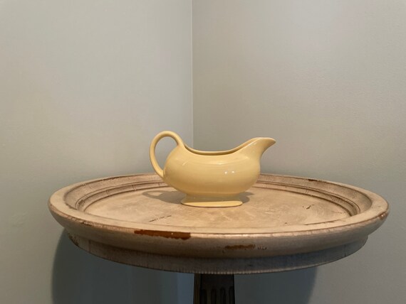 Vintage Fiesta Gravy Boat in Sunflower Yellow - Etsy