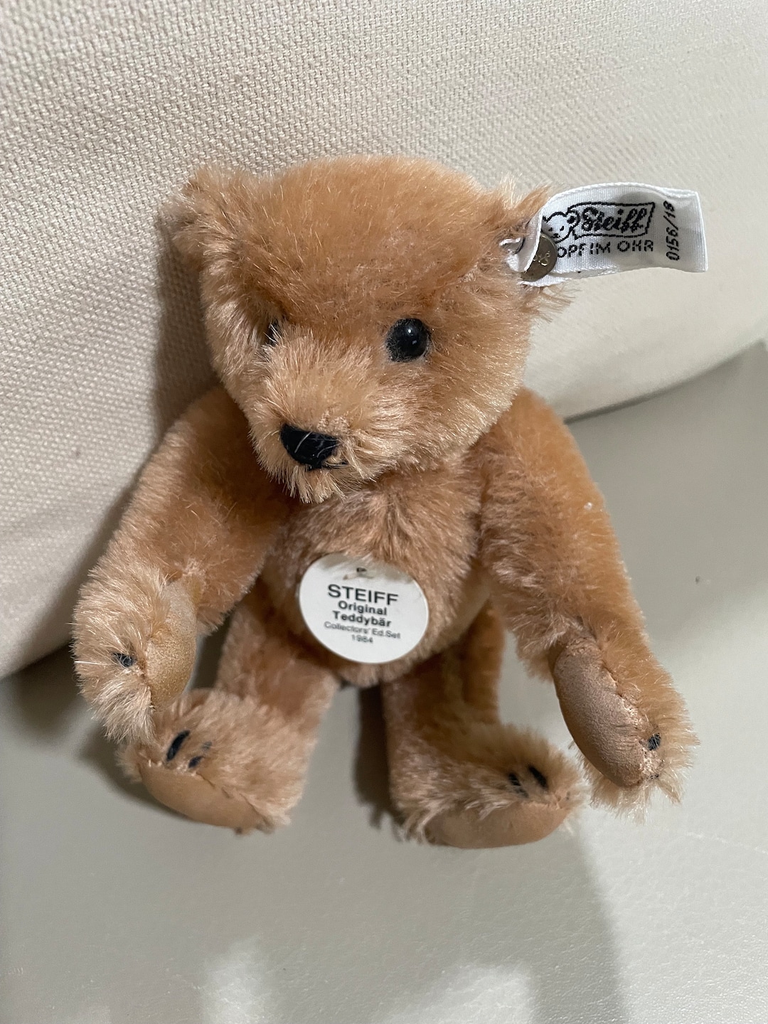 ぬいぐるみ Antique Steiff Teddy Bear 1984 Vintage Steiff Original Teddy Bear ~ Collectors Edition Set
