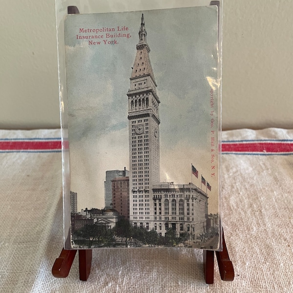 Antique Postcard ~ Metropolitan Life Insurance Building New York ~ 1910