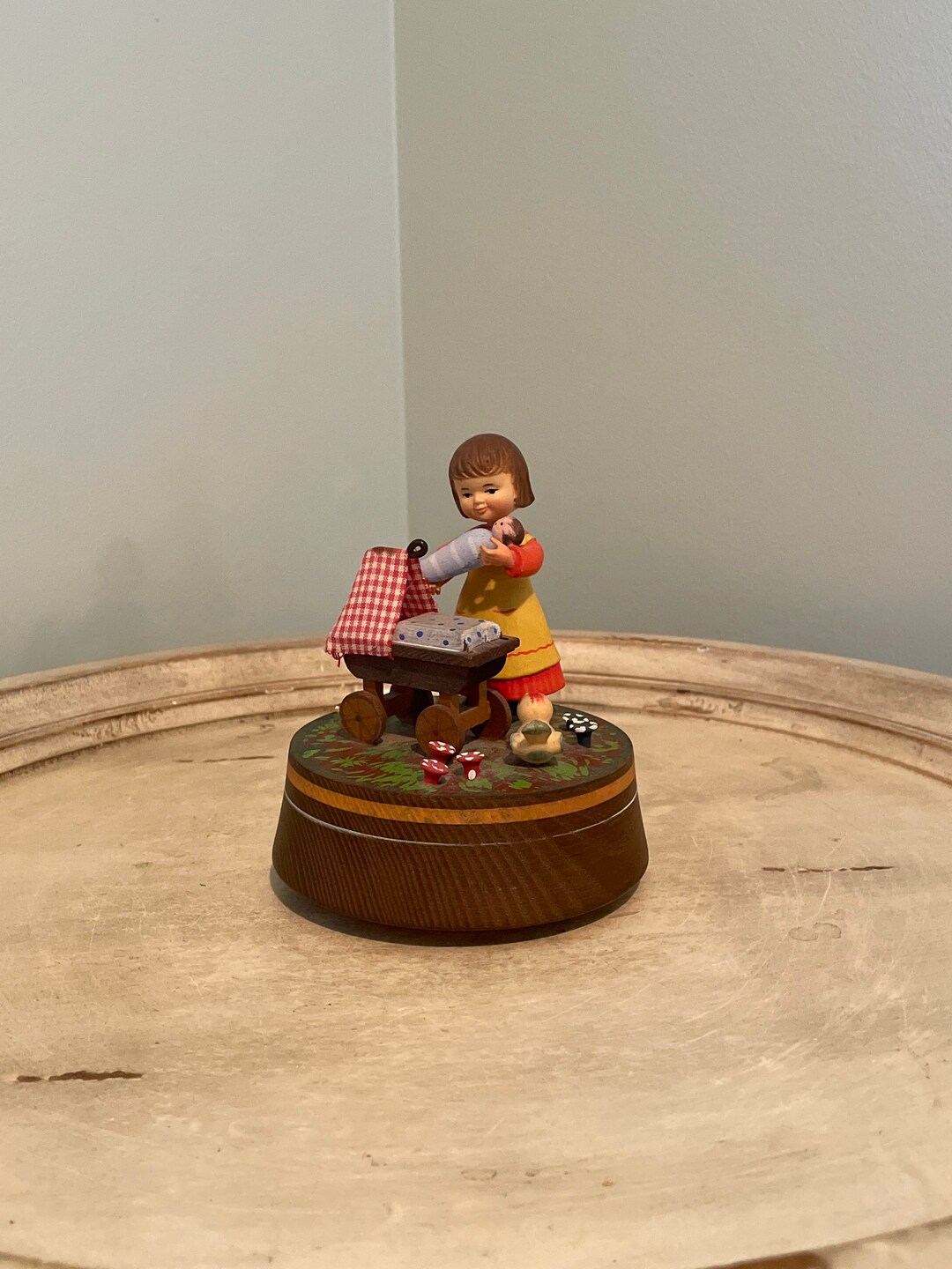 Vintage Anri Music Box With Movement Peg of My Heart Etsy