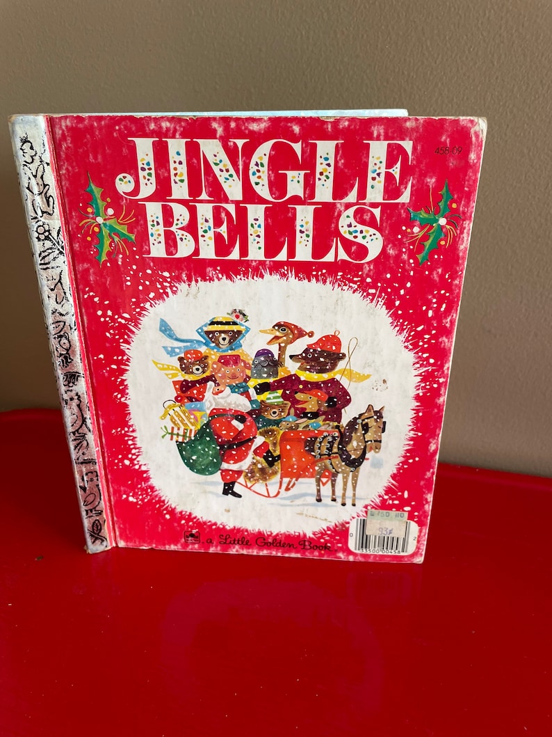 Jingle Bells Little Golden Book 1964 Etsy