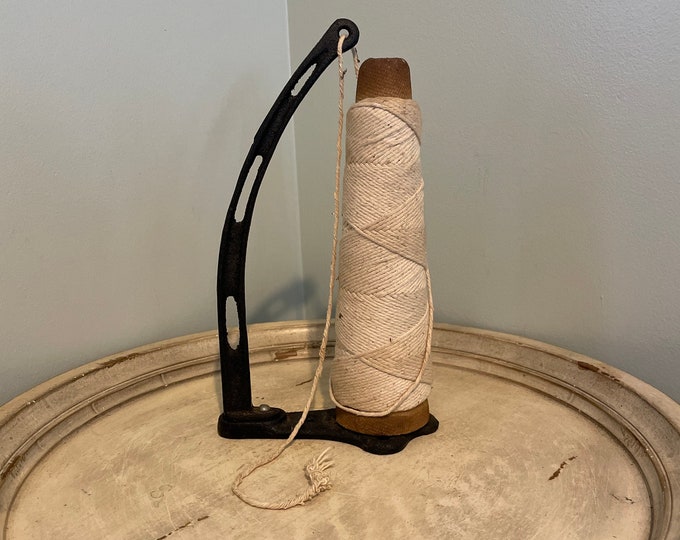 Vintage Cast Iron Spool Holder Wall Mount Etsy