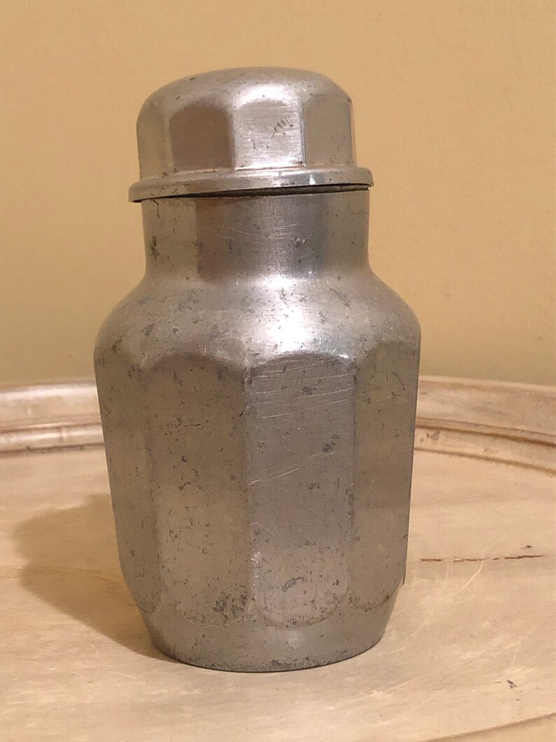 Aluminum Creamer or Syrup Pitcher with Hinged Lid Vintage Etsy