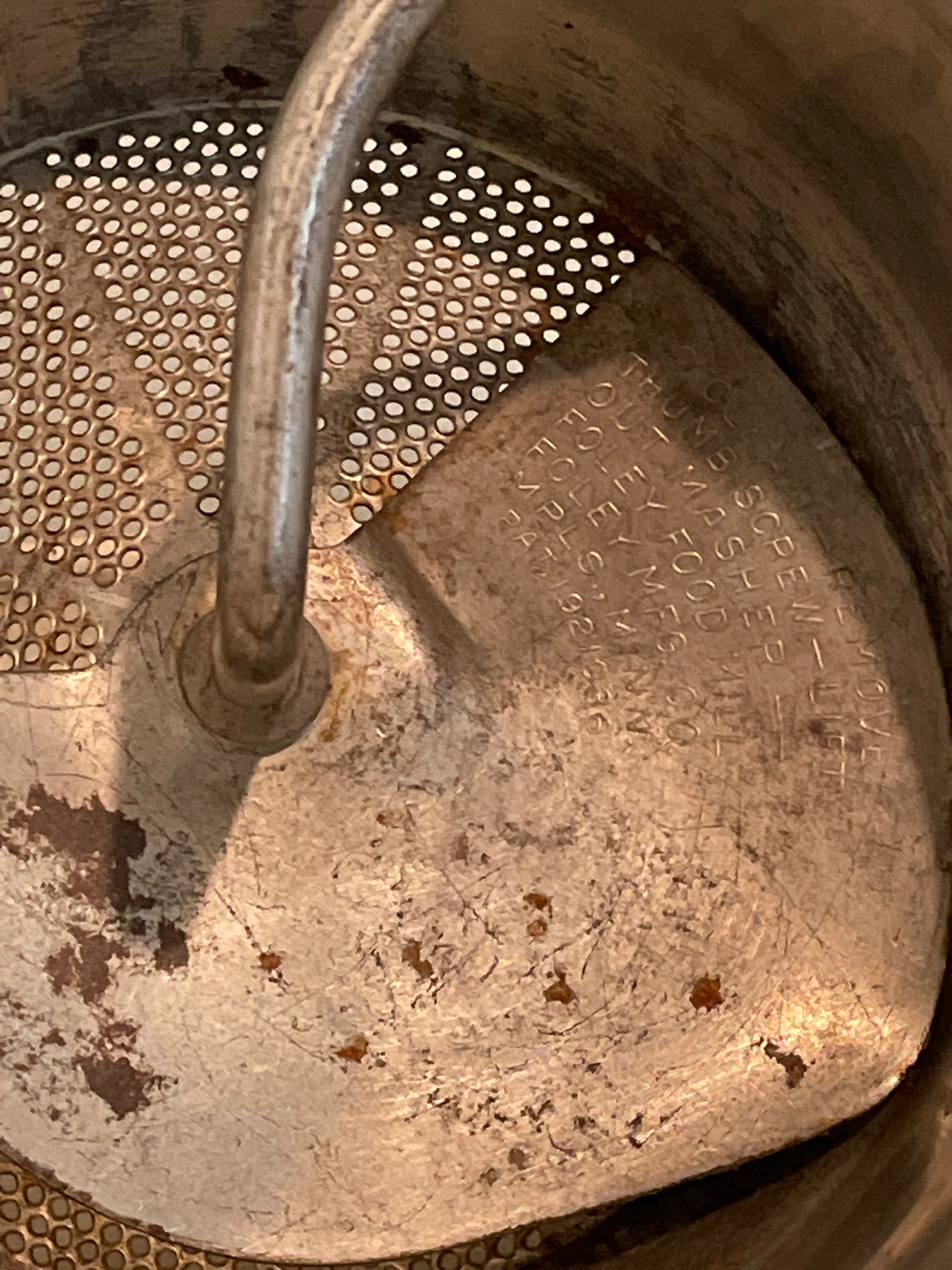 Vintage Foley Food Mill With Red Handles Etsy