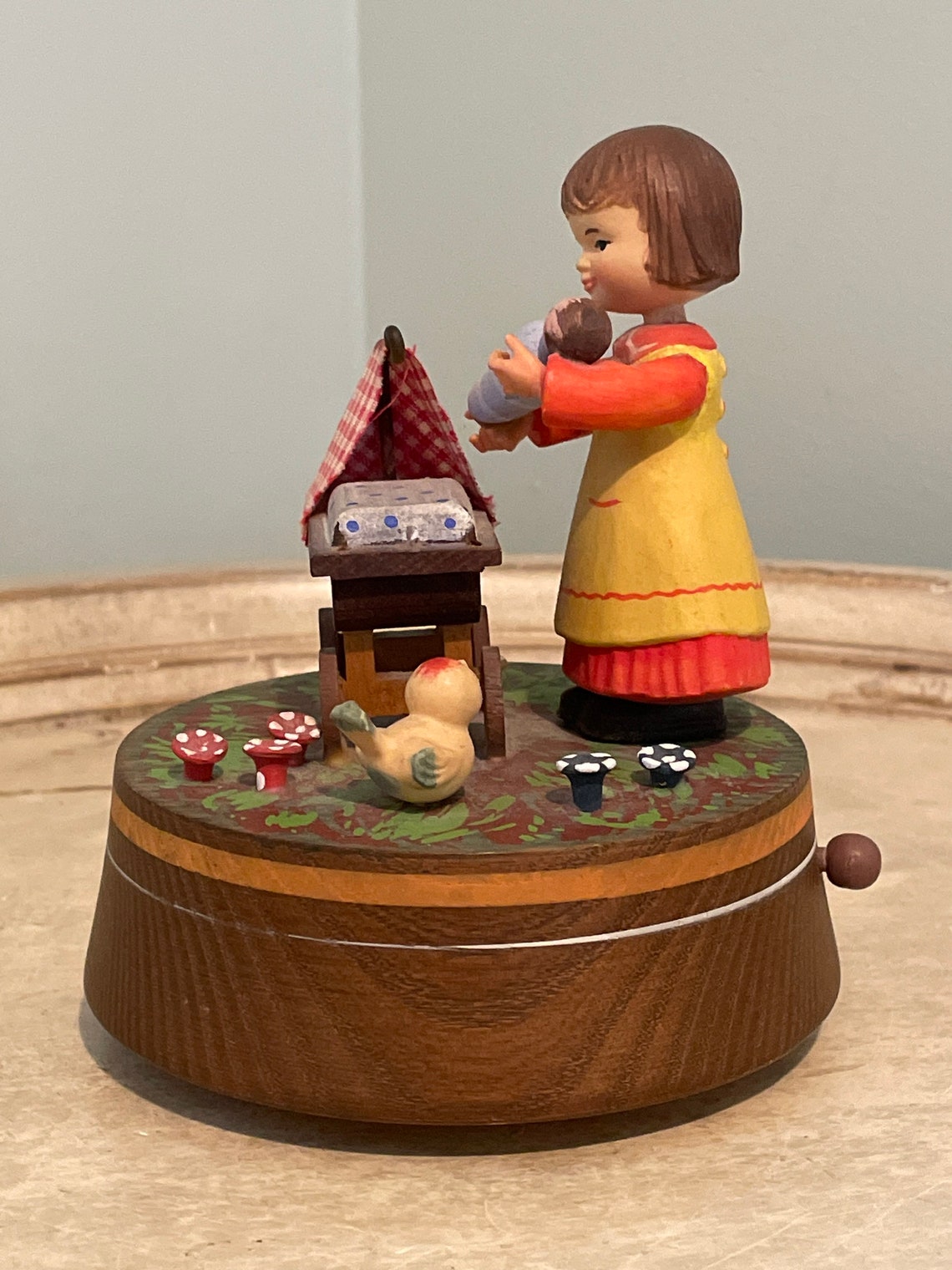 Vintage Anri Music Box with Movement Peg Of My Heart Etsy