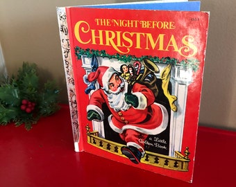 The Night Before Christmas ~ Little Golden Book 1977