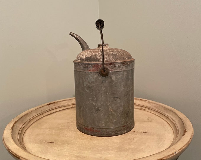 Vintage Galvanized Metal Gas Can Etsy