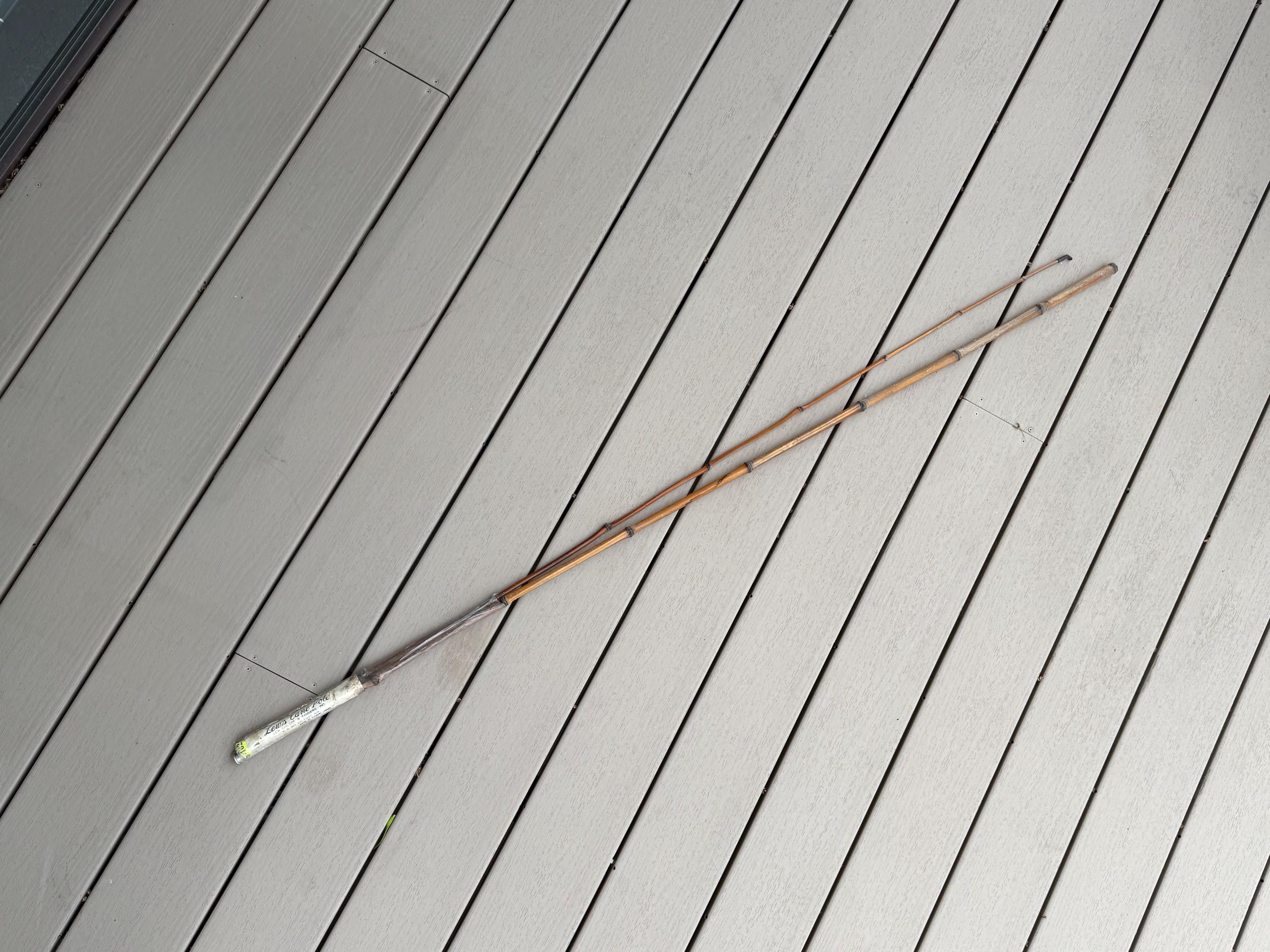 Canne à Pêche Vintage Keystone 114W 6 Pieds 2 Brins Pour La Pêche En Eau Douce