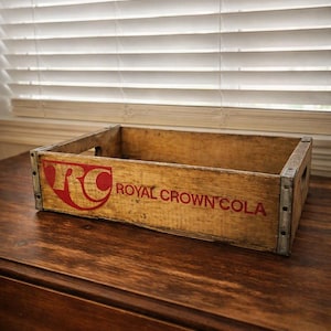 Rc Cola Wood Crate - Etsy