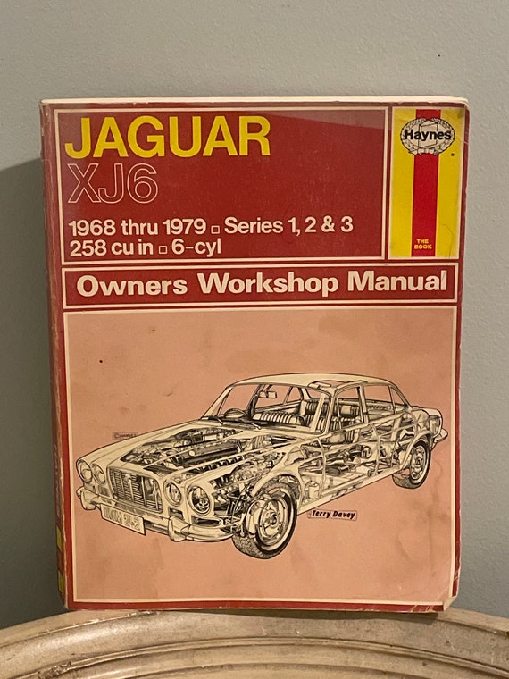 Vintage Jaguar XJ6 Owners Workshop Manual, 1968 Through 1979 - Etsy