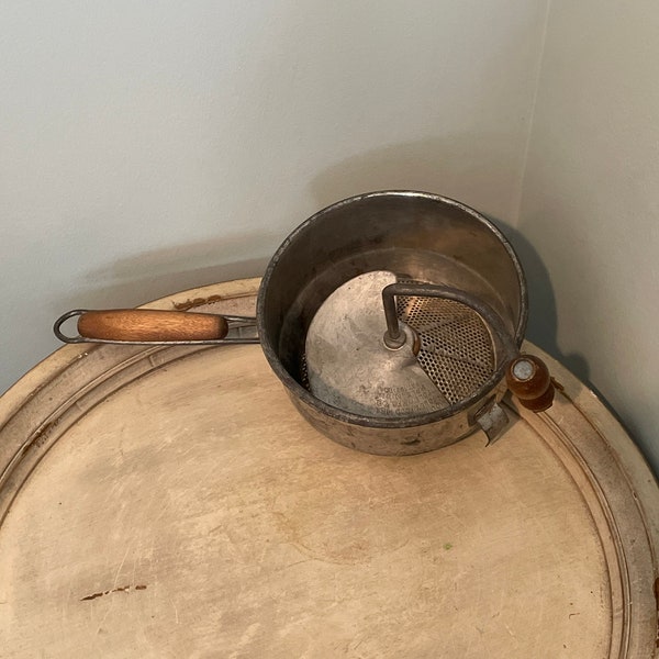 Vintage Foley Food Mill with Wooden Handles