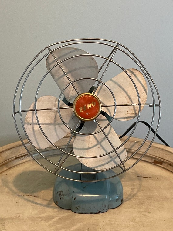 【Vintage】McGRAW ELWCTRIC ZERO 1275R 扇風機 Mcgraw Zero Electric Desk Cage Fan 1275, Vintage Home Decor