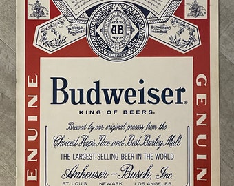 1934 Ad Vintage Budweiser Beer Bud Anheuser Busch Lady Pink