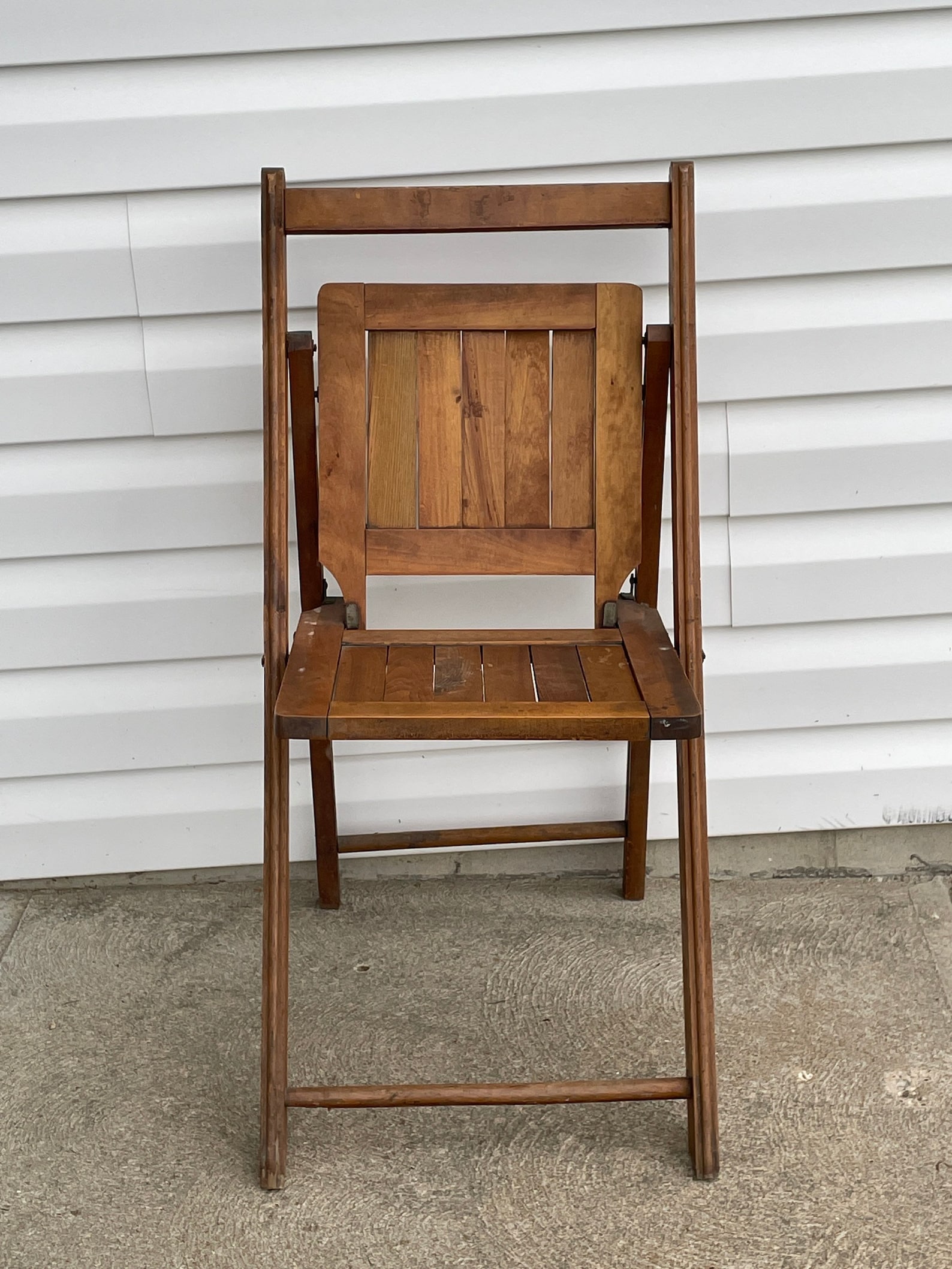 Vintage Wooden Folding Chair by Heywood Wakefield Etsy