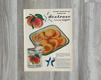 Vintage Paper Advertisement ~ Dextrose Food Energy Sugar 1950