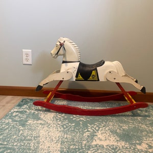 Vintage Rocking Horse ~ Hop Along Cassidy ~ Topper by Rich Toys