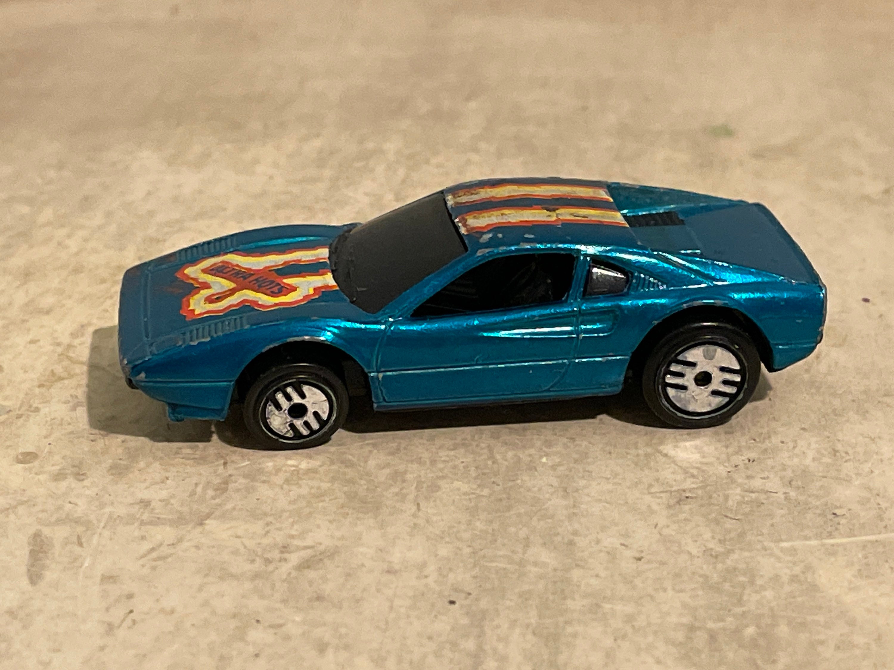 Vintage Hot Wheels Quick Trik 1983 ~ Blue Ferrari - Etsy
