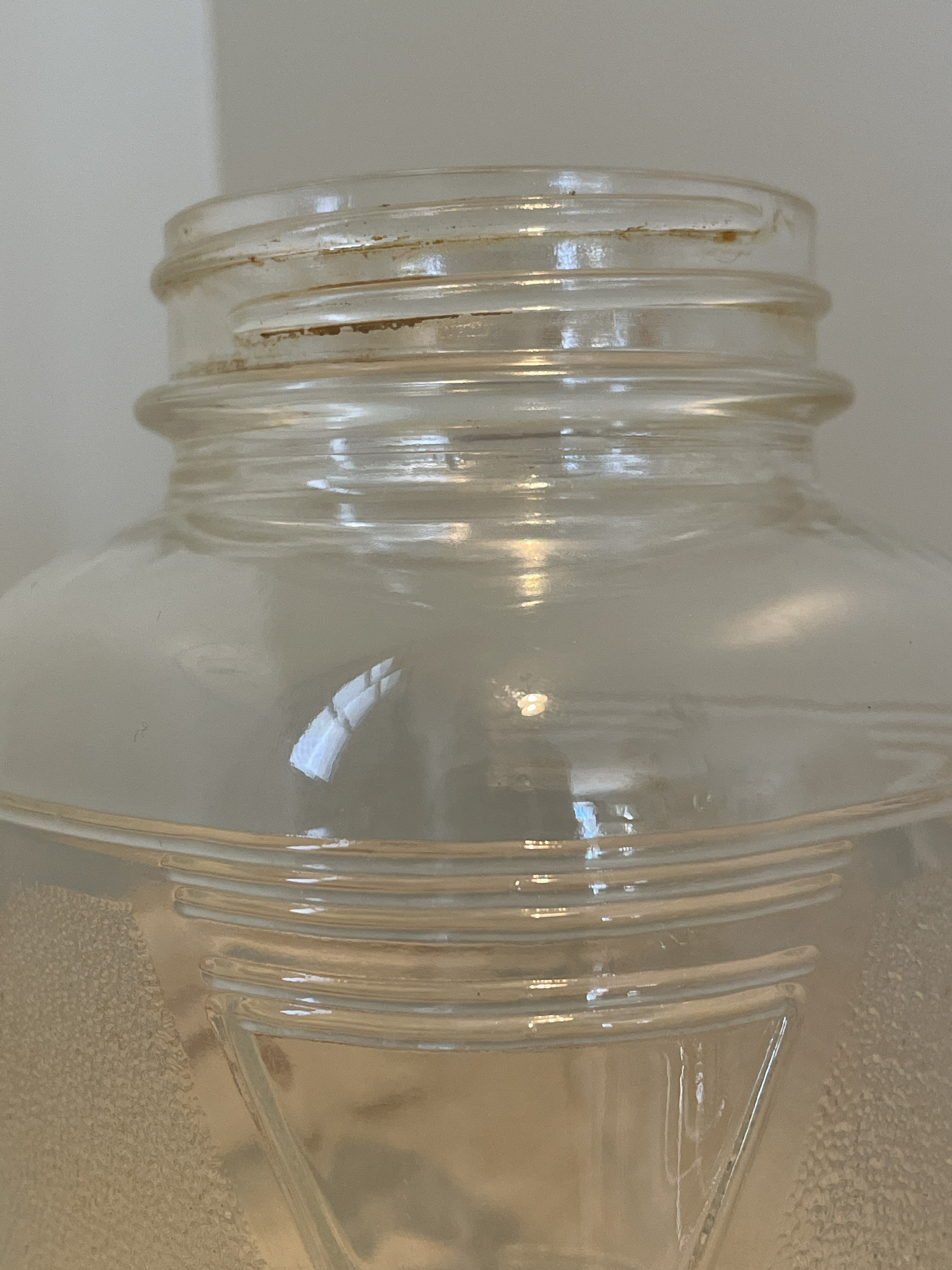 Vintage Glass Jar by Hazel Atlas, Clear Glass With No Lid - Etsy