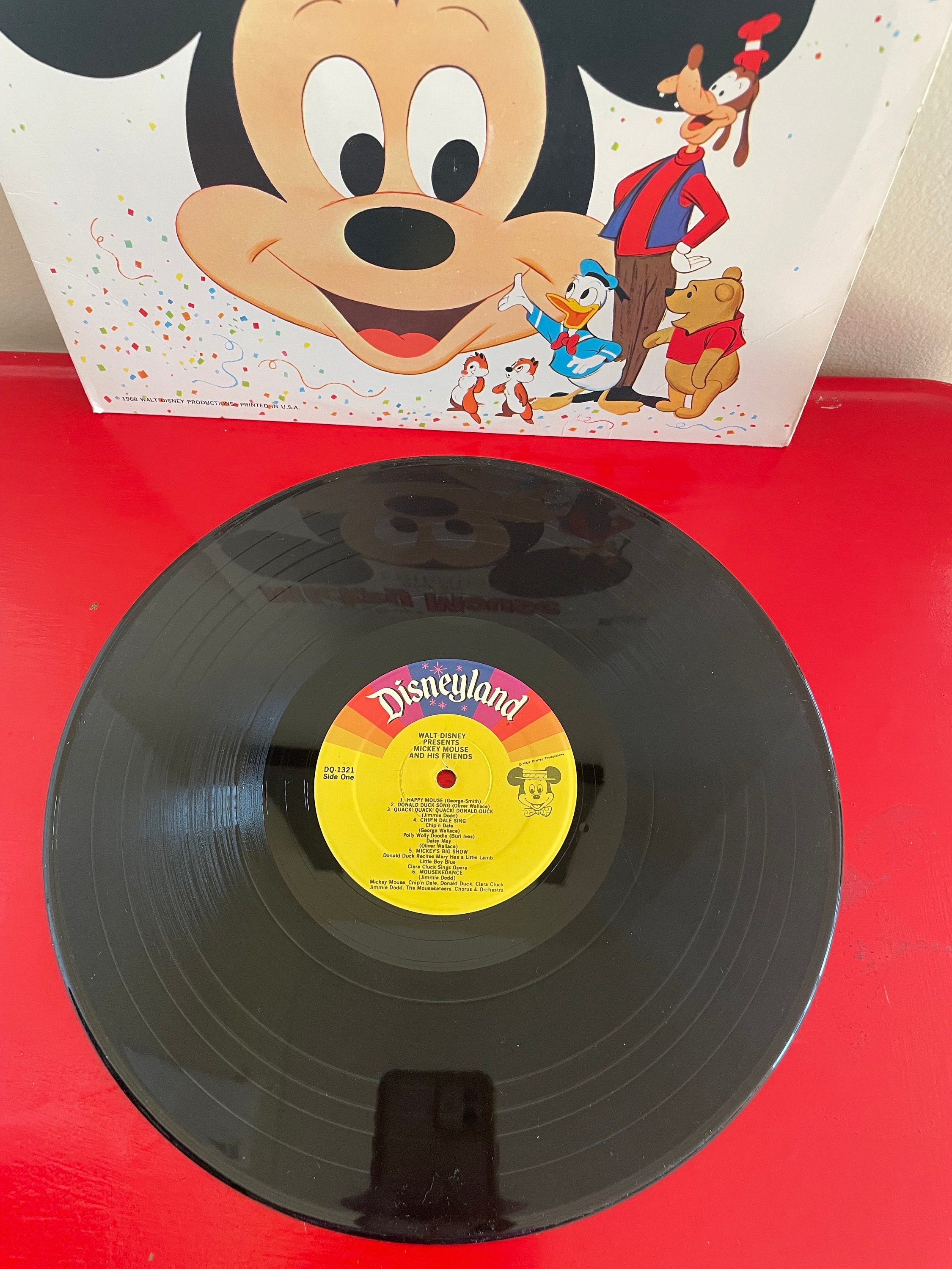 Vintage LP Record ~ Walt Disney Presents Mickey Mouse and