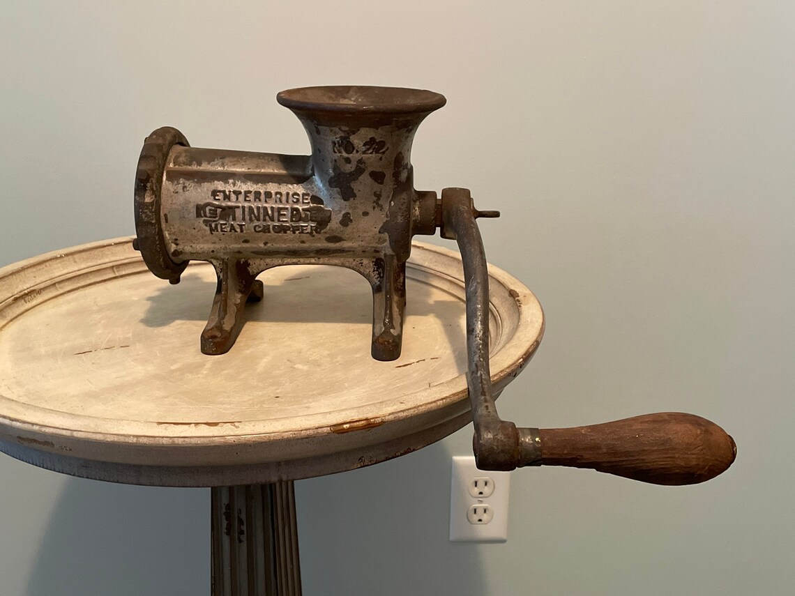 Antique Enterprise Meat Grinder 22 Etsy