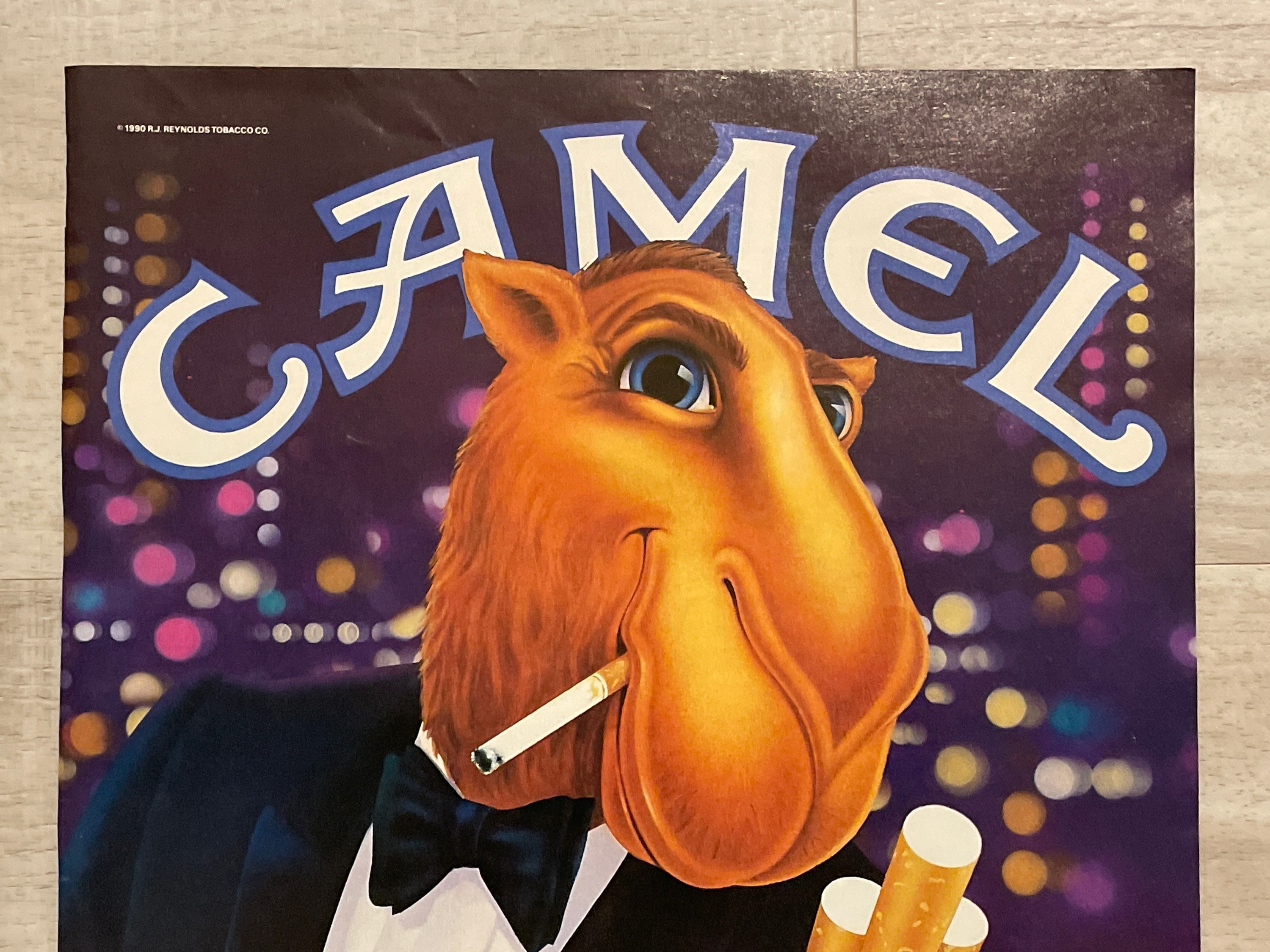 Vintage Paper Advertisement ~ Camel ~ Smooth Character ~ 1990 - Etsy