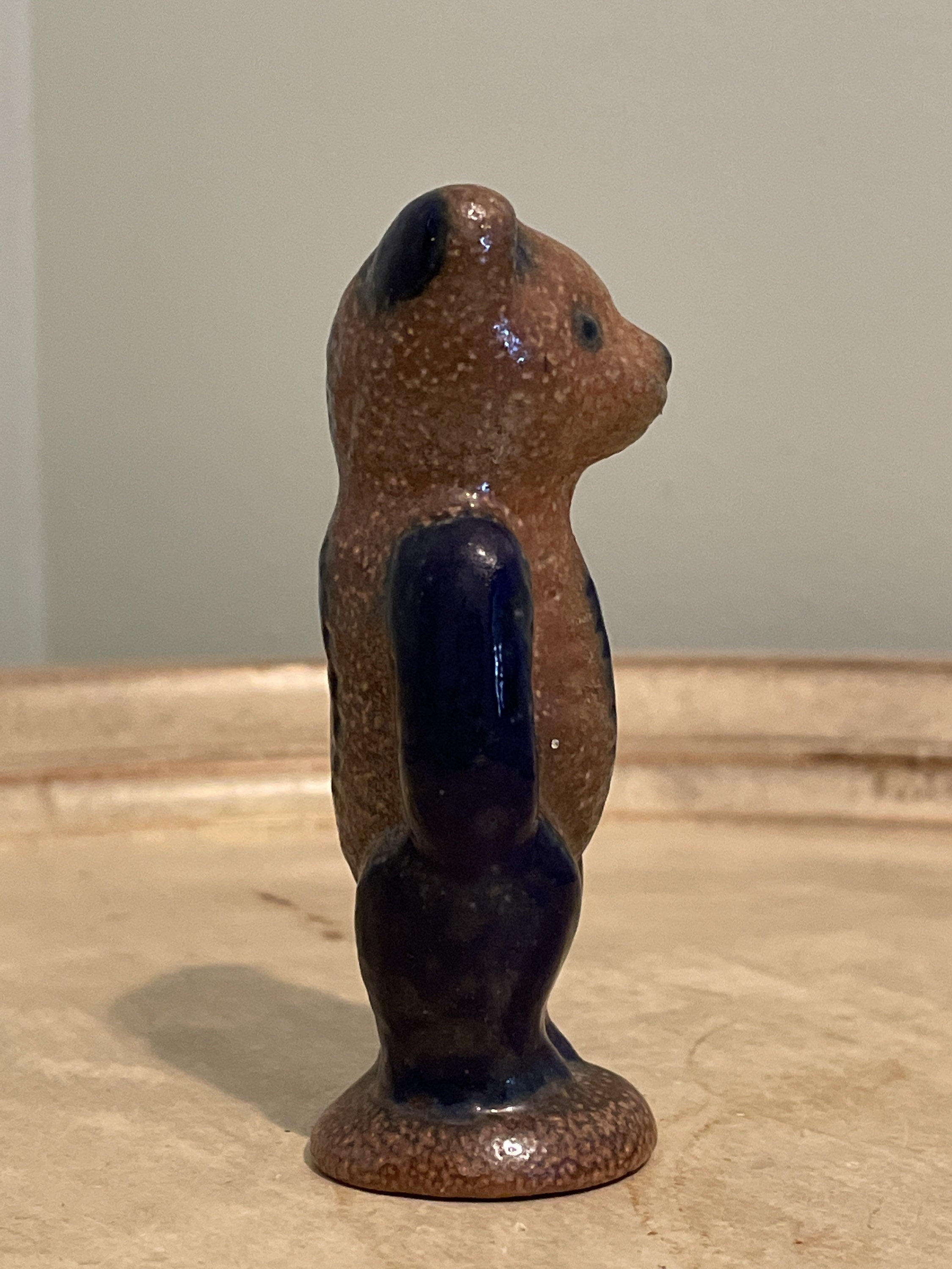 Vintage Bear Figurine Beaumont Brothers Pottery Etsy