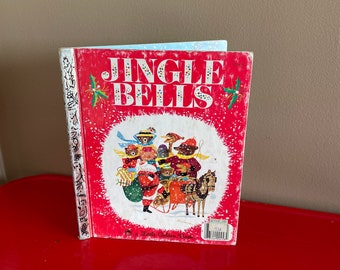 Vintage Book: Jingle Bells, Little Golden Book, 1964