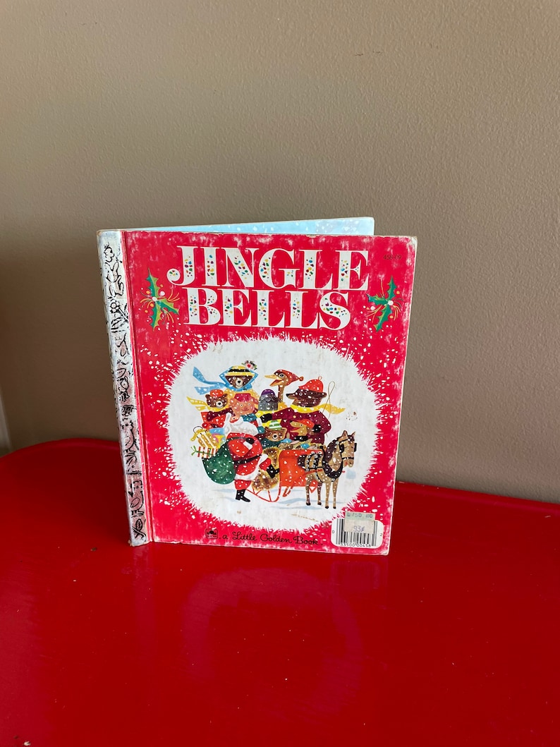 Jingle Bells Little Golden Book 1964 Etsy