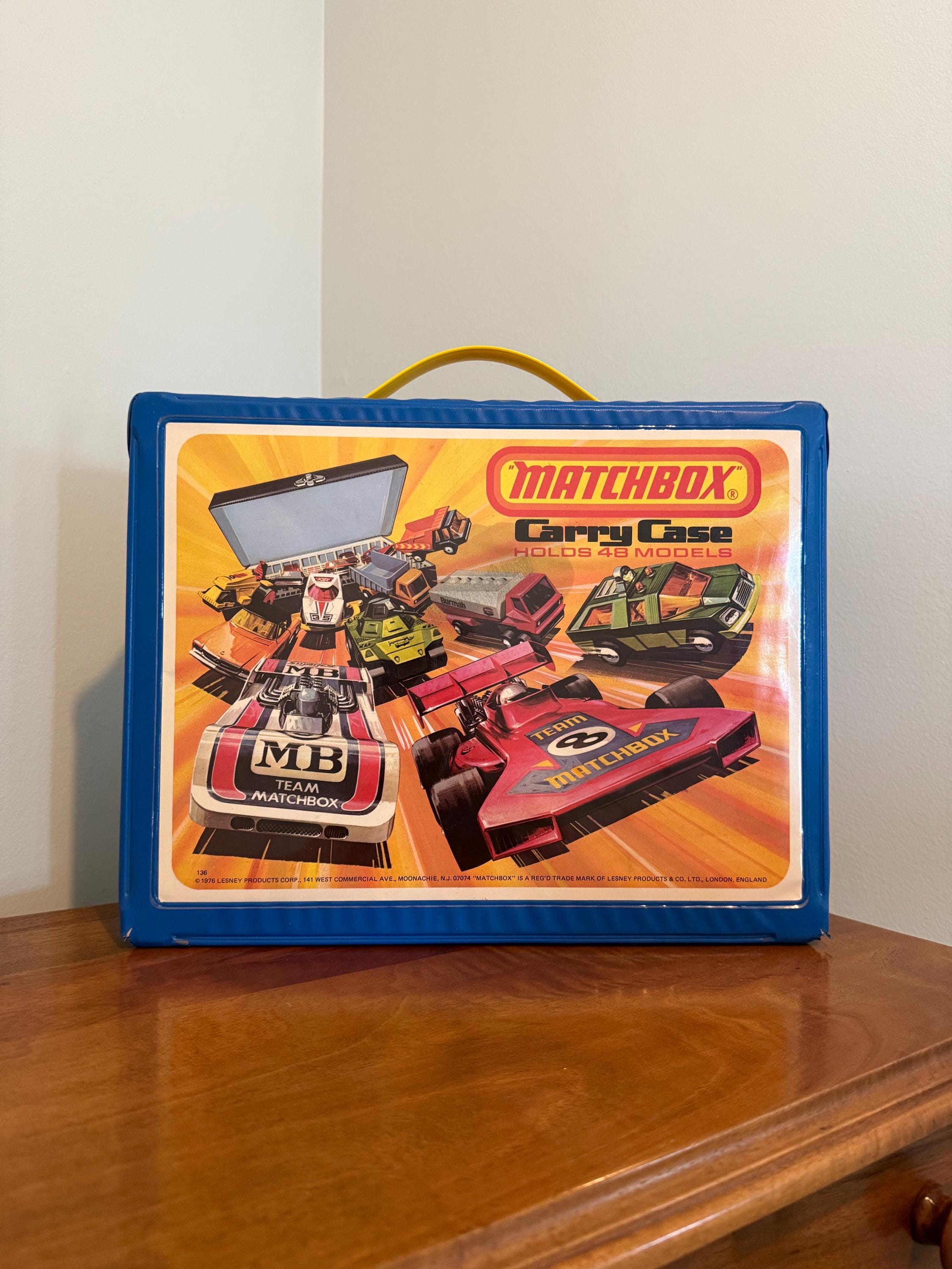 Vintage Matchbox Carry Case ~ Holds 48 Car Models ~ 1976 Lesney