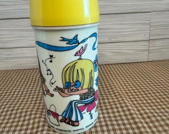 Vintage Flowr Power, Groovy Aladdin Thermos