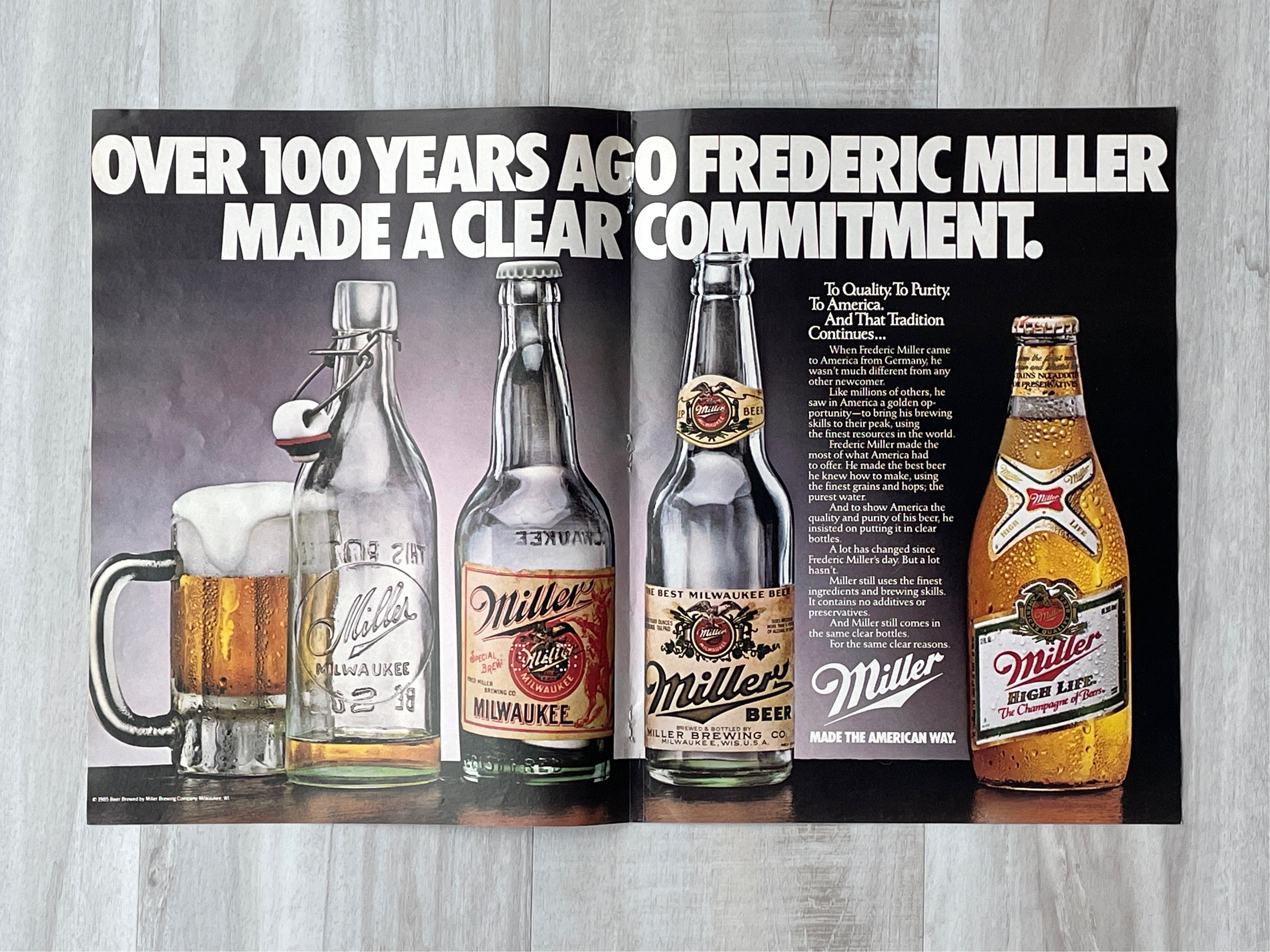 Vintage Paper Advertisement ~ Miller Brewing Company ~ 2