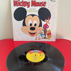 Vintage LP Record ~ Walt Disney Presents Mickey Mouse and His Friends ~ 1968