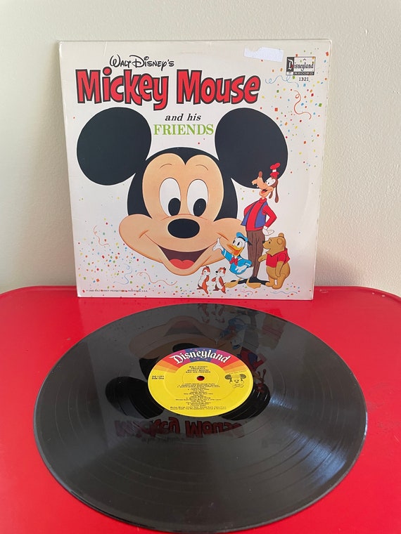 Vintage LP Record ~ Walt Disney Presents Mickey Mouse and His
