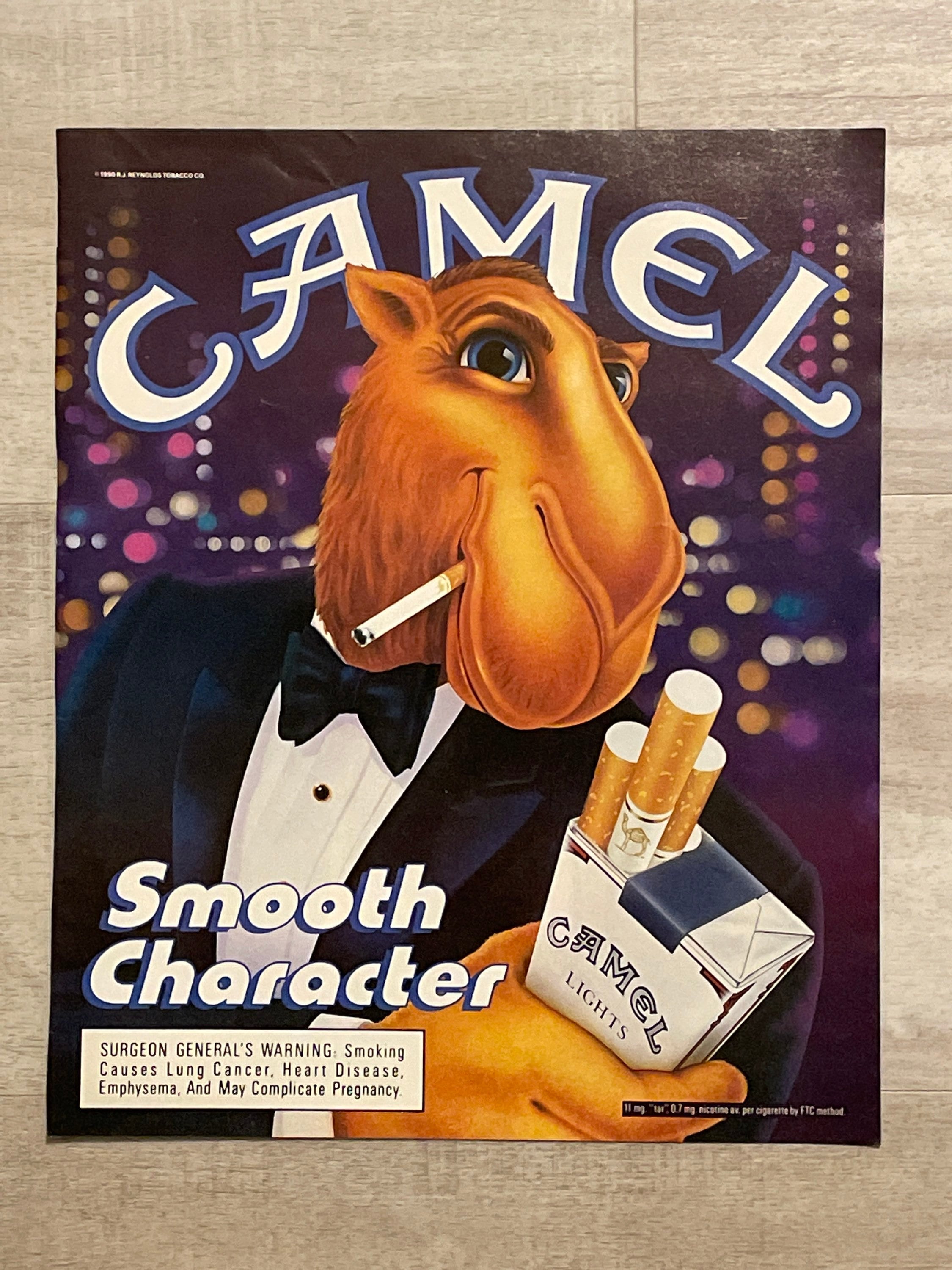 新品 非売品 90年代 キャメル タバコ ラクダ 看板 広告 レトロ 当時物 新品 非売品 90年代 キャメル タバコ ラクダ 看板 広告 レトロ 当時物