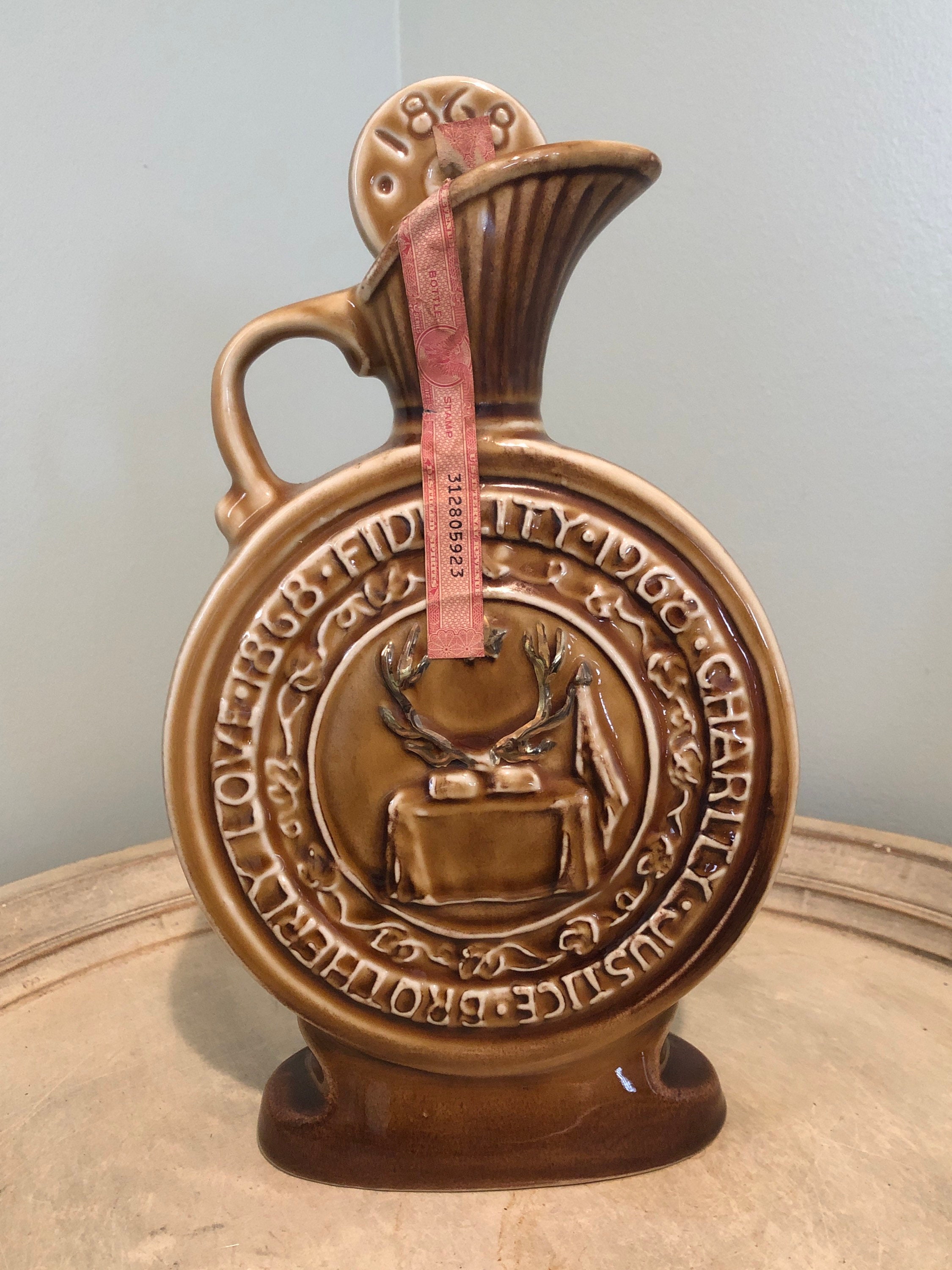 Vintage Decanter Jim Beam Centennial 1868 to 1968 Etsy