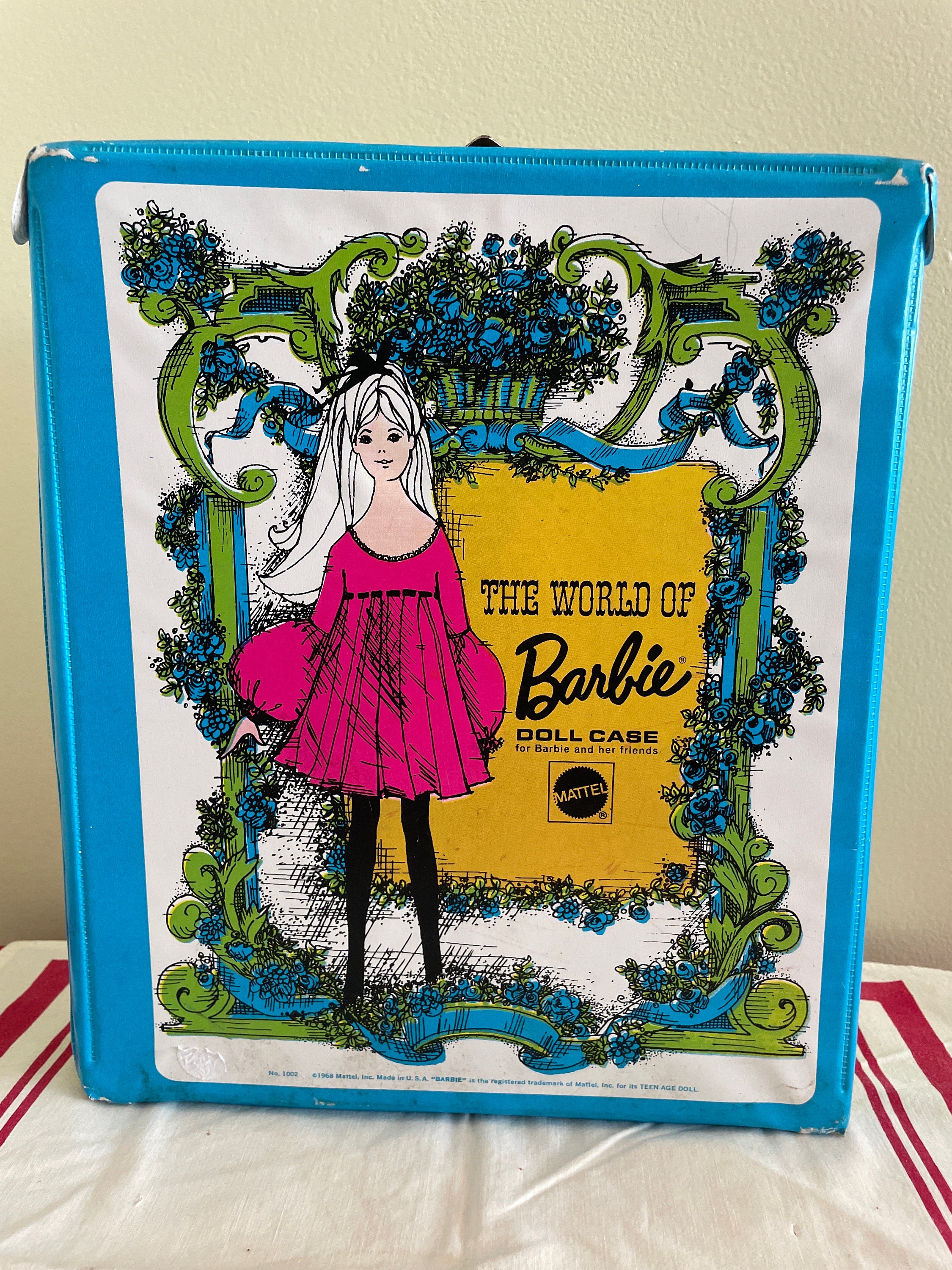 Vintage Doll Carrying Case, 1968, the World of Barbie Case by