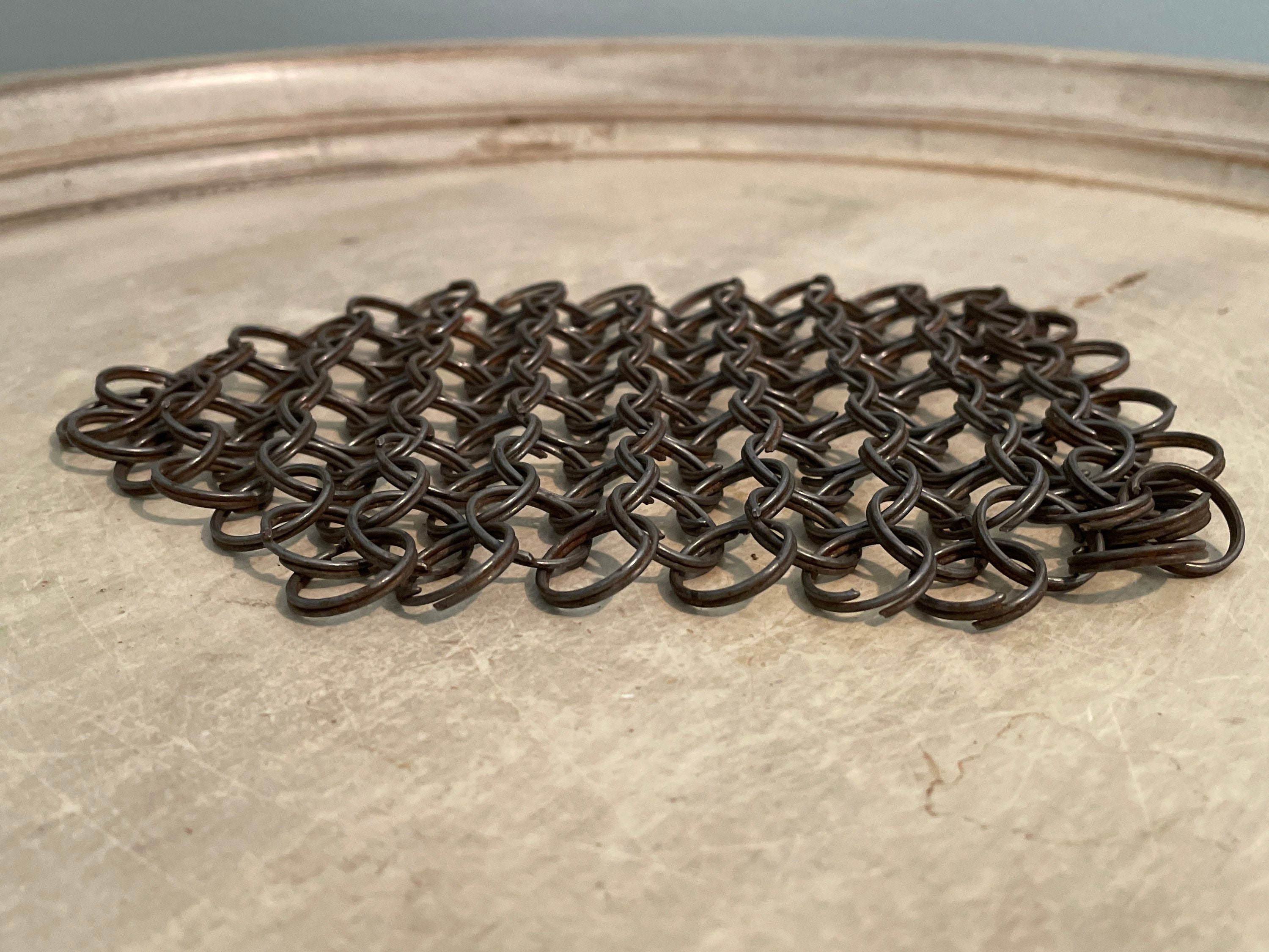 Antique Metal Pot Scrubber Etsy