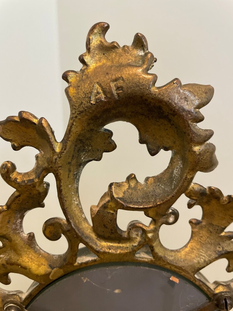 Antique Victorian Frame and Mirror With Easel Stand 10 3/4 X 7 1/2 Etsy